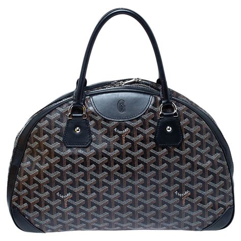 GOYARD Goyardine Saint Jeanne MM Bowler Black